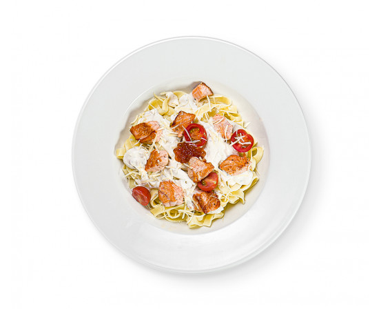 Сливочная паста с семгой Сливочная паста с семгой